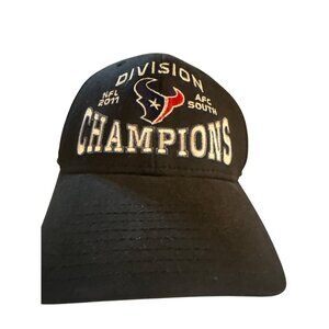 Houston Texans 2011 NFL AFC South Division Champions Black Baseball Cap
